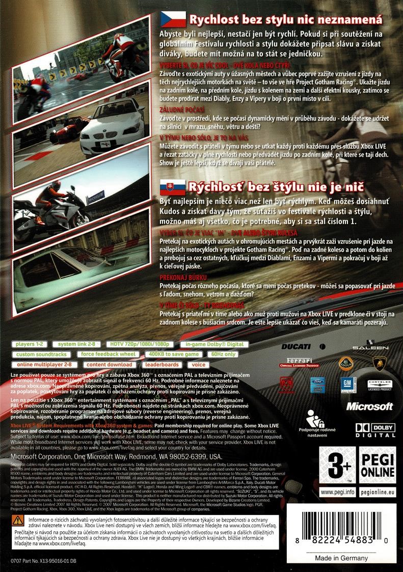 Project Gotham Racing 4 (Xbox 360)