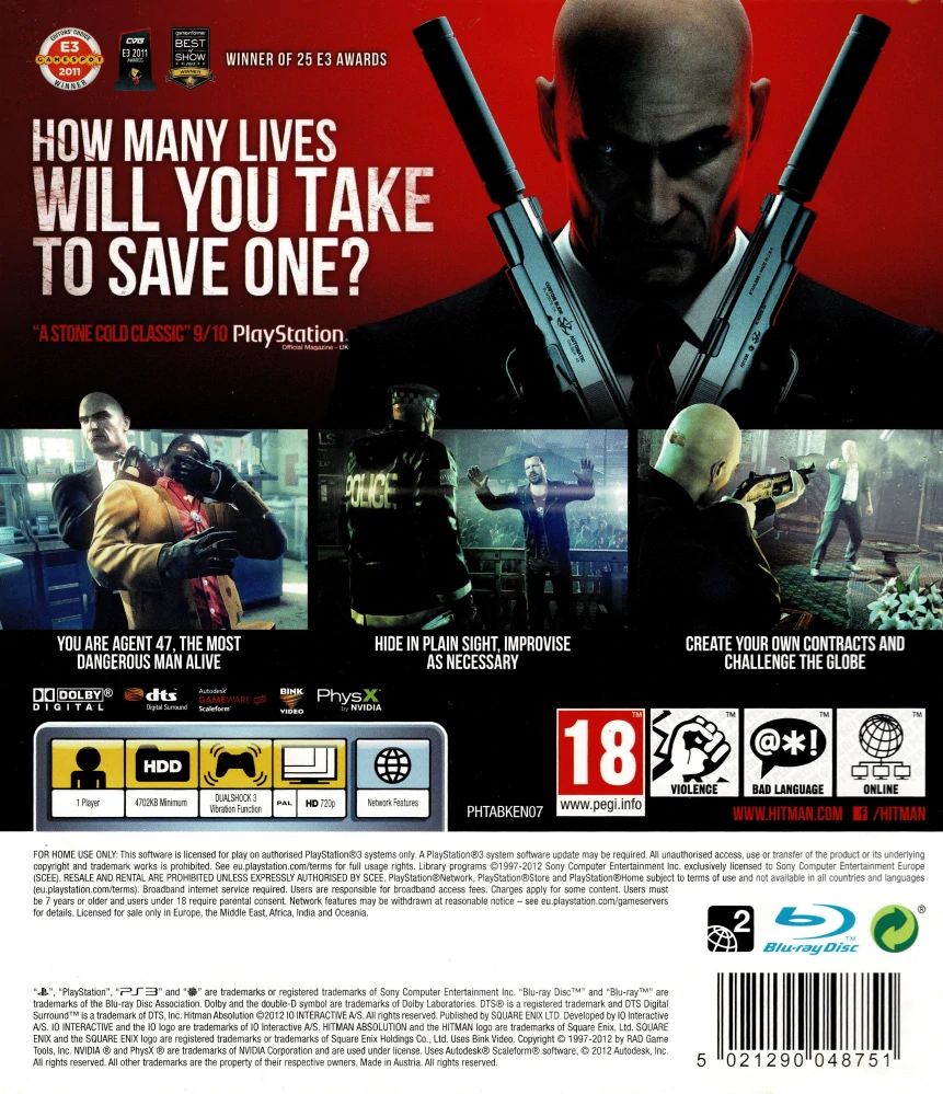 Hitman Absolution (PS3)