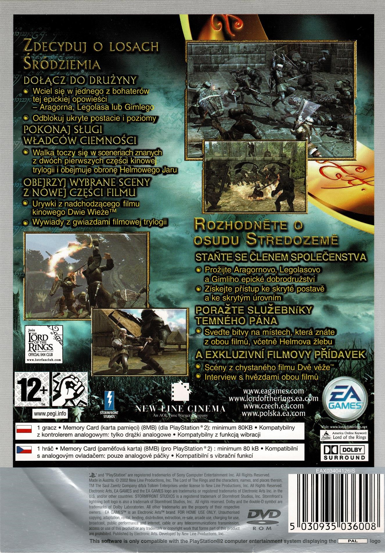 The Lord of The Rings: The Two Towers (PS2)