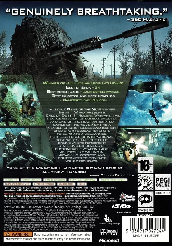 Call of Duty 4: Modern Warfare (Xbox 360)