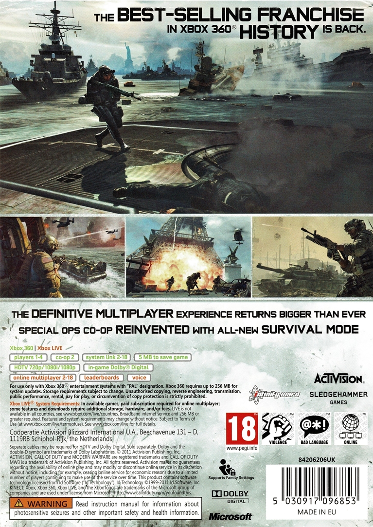 Call of Duty: Modern Warfare 3 (Xbox360)