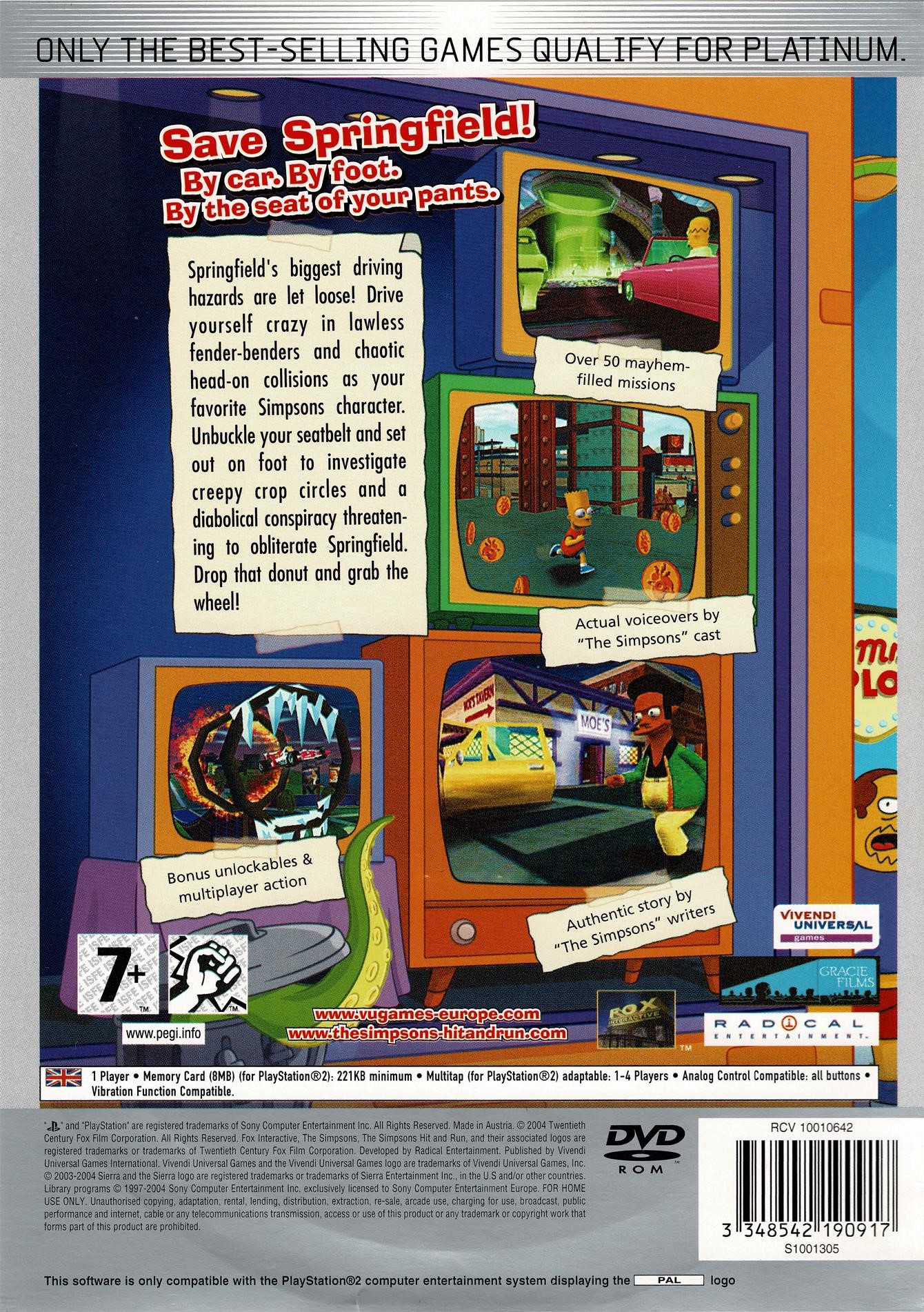The Simpsons Hit & Run (PS2)