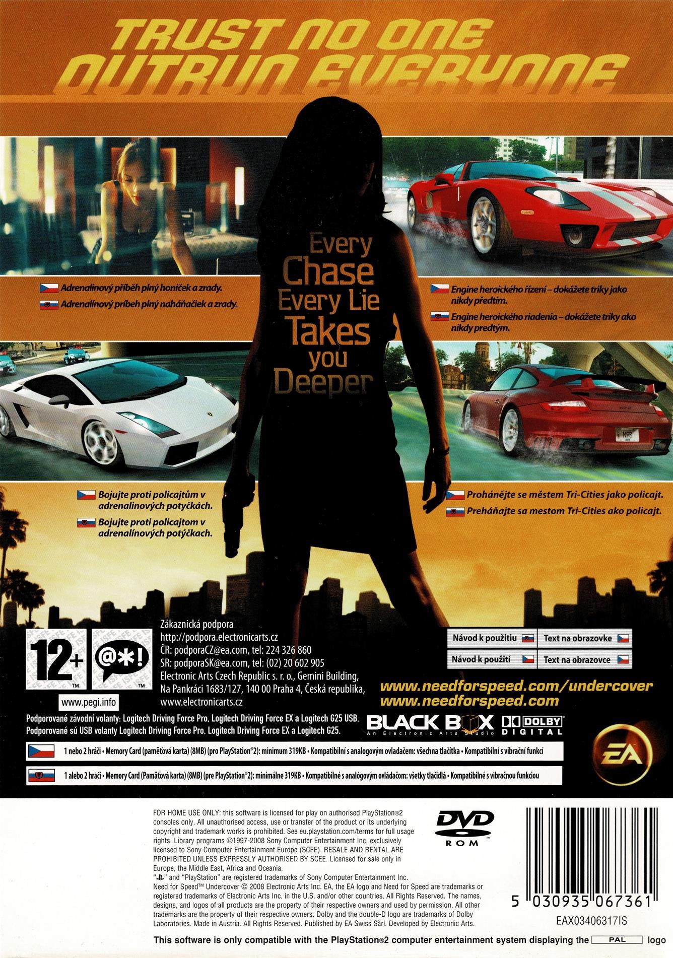 Need For Speed Undercover CZ Titulky (PS2)