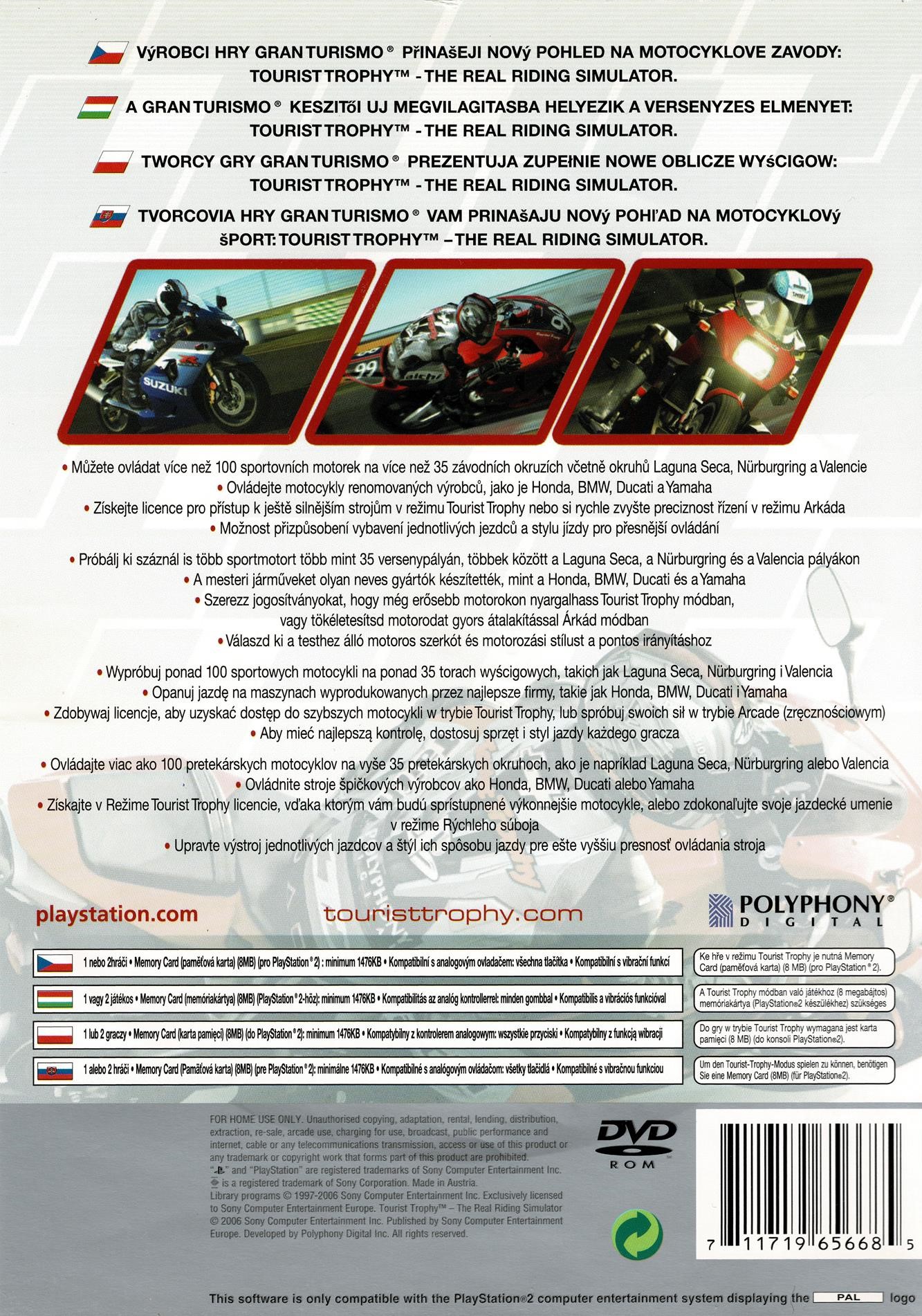 Tourist Trophy - The Real Riding Simulator (PS2)