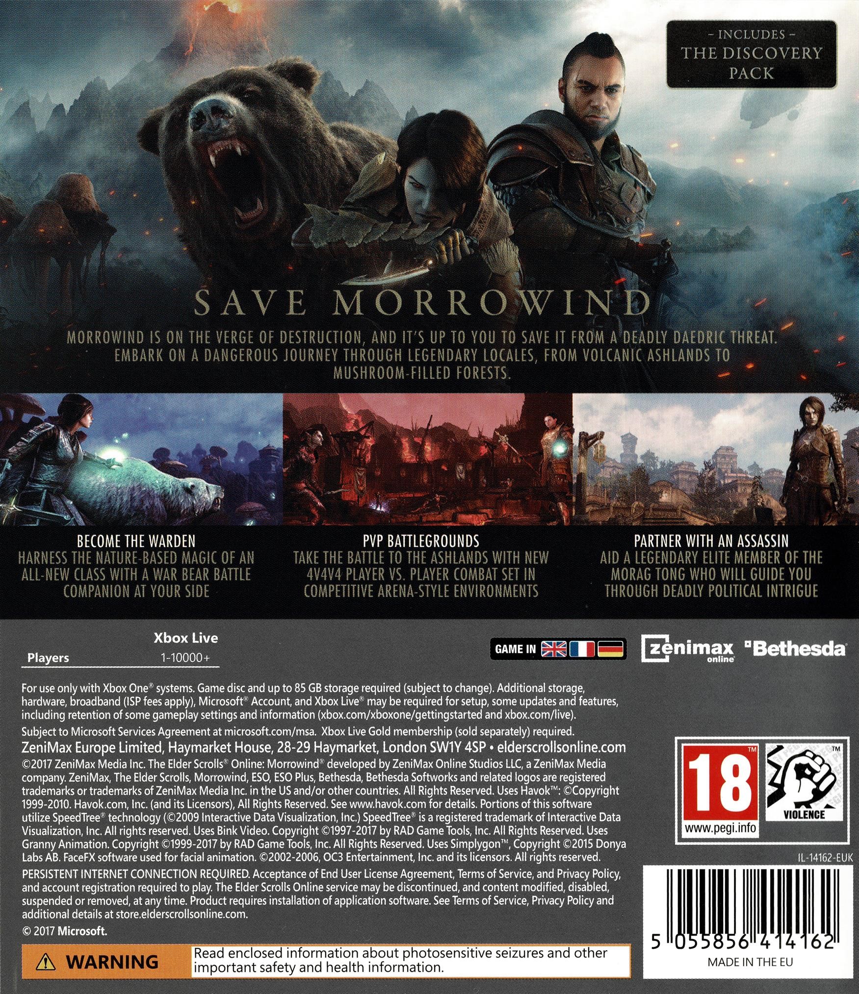 The Elder Scrolls Online: Morrowind (Xbox ONE)