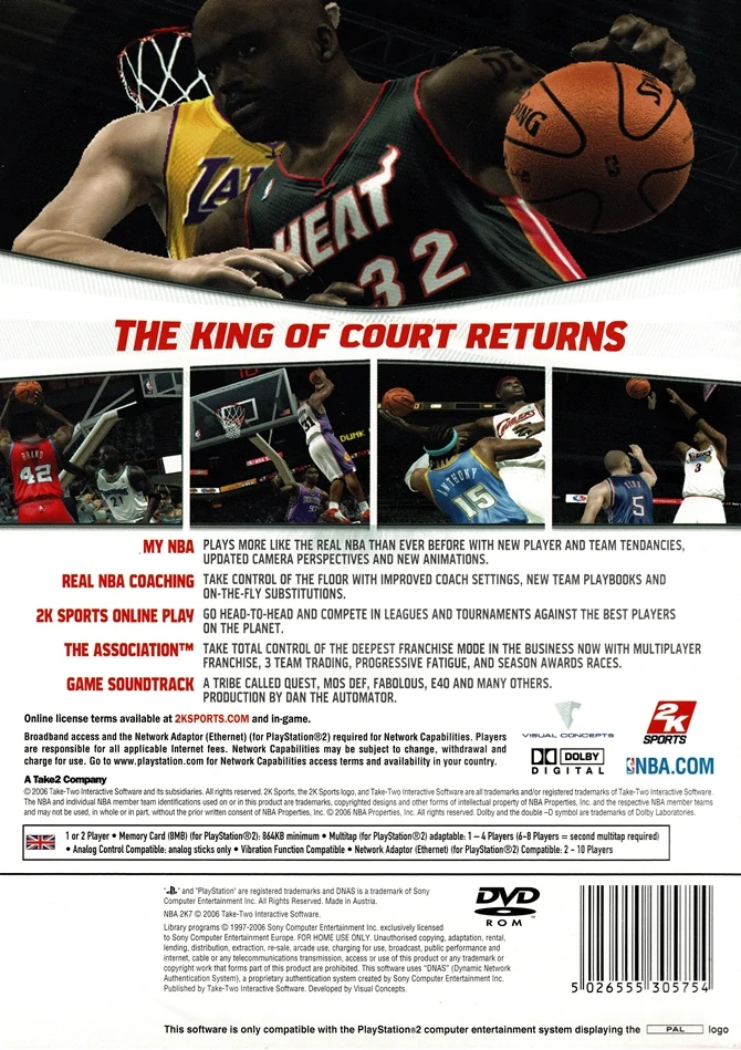 NBA 2K7 (PS2)