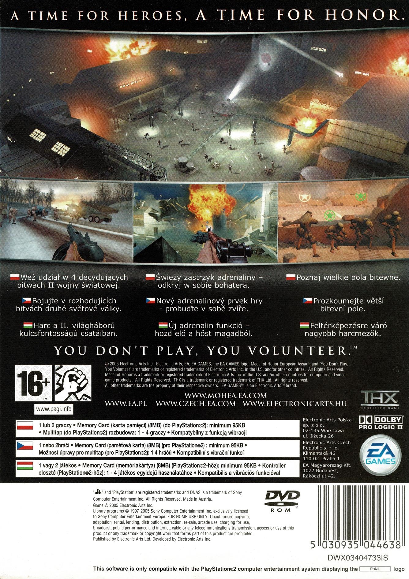 Medal of Honor European Assault (PS2)
