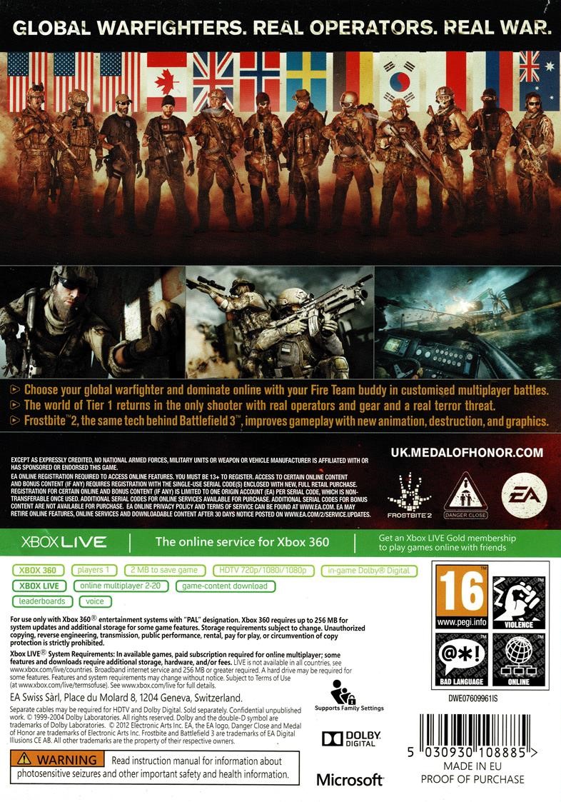 Medal of Honor Warfighter (Xbox 360)
