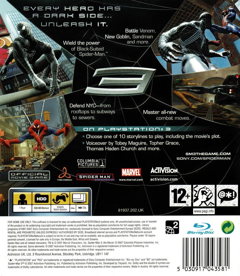 Spiderman 3 (PS3)
