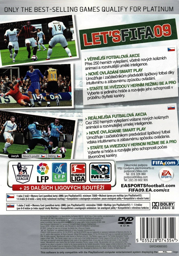 FIFA 09 CZ (PS2)