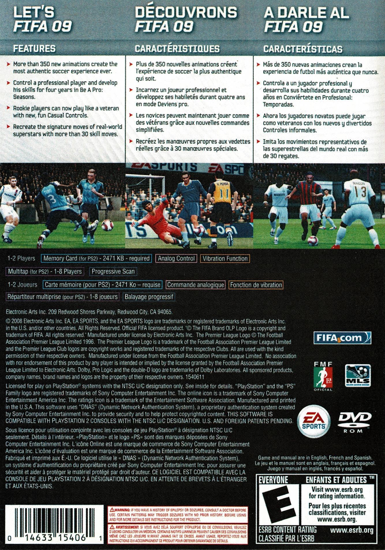 FIFA 09 CZ (PS2)