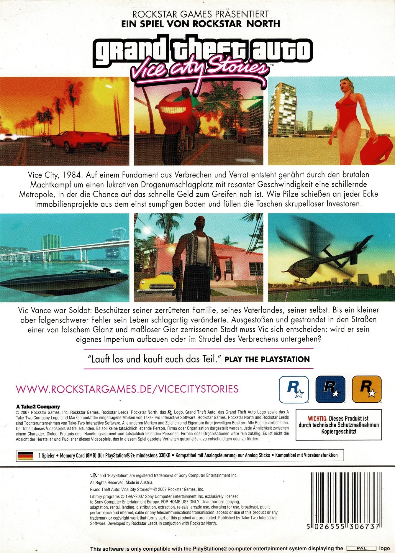 GTA Vice City Stories (PS2)