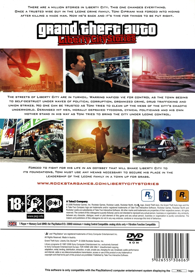 GTA Liberty City Stories (PS2)