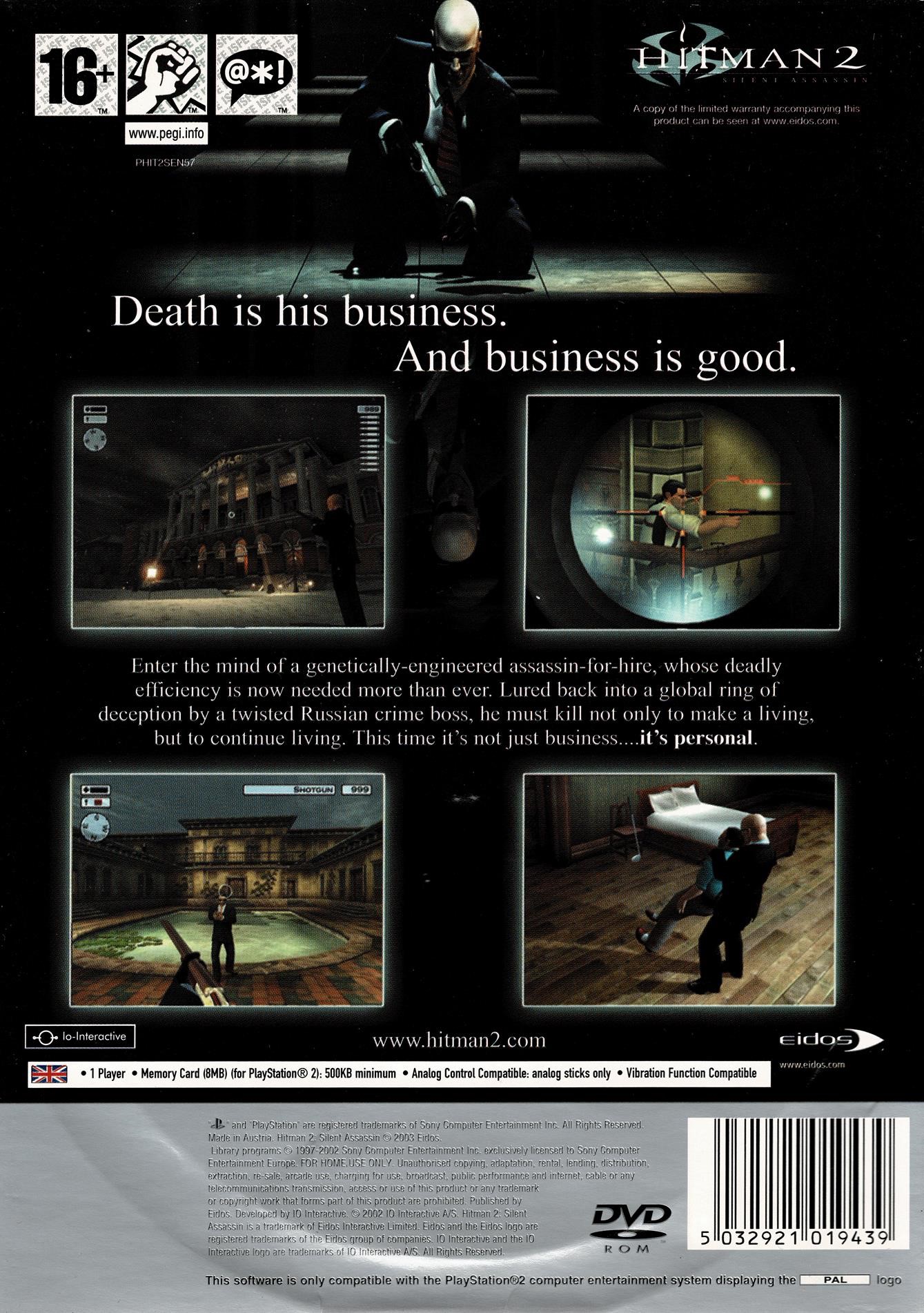 Hitman 2: Silent Assassin (PS2)