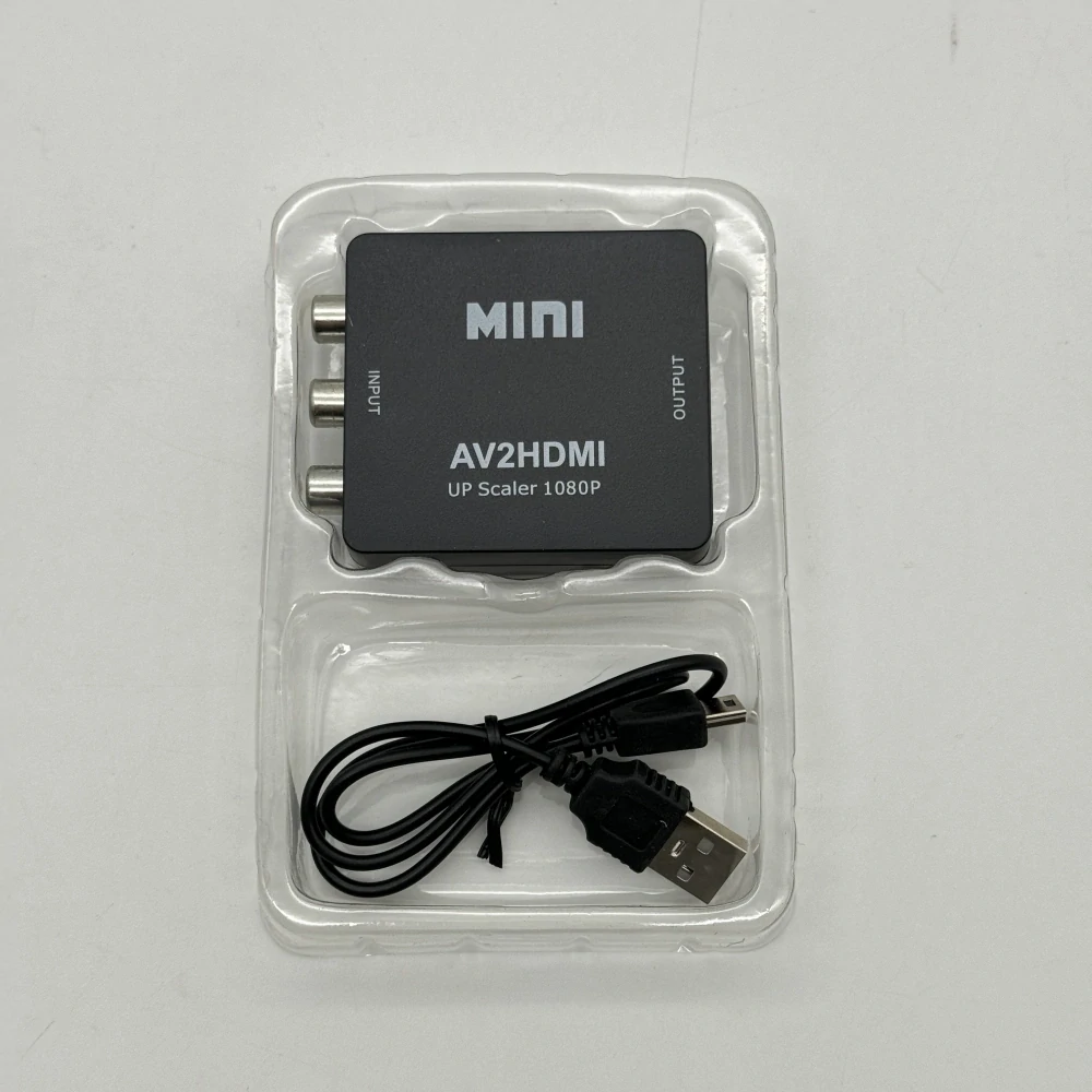 Prevodník AV na HDMI (čierny variant)