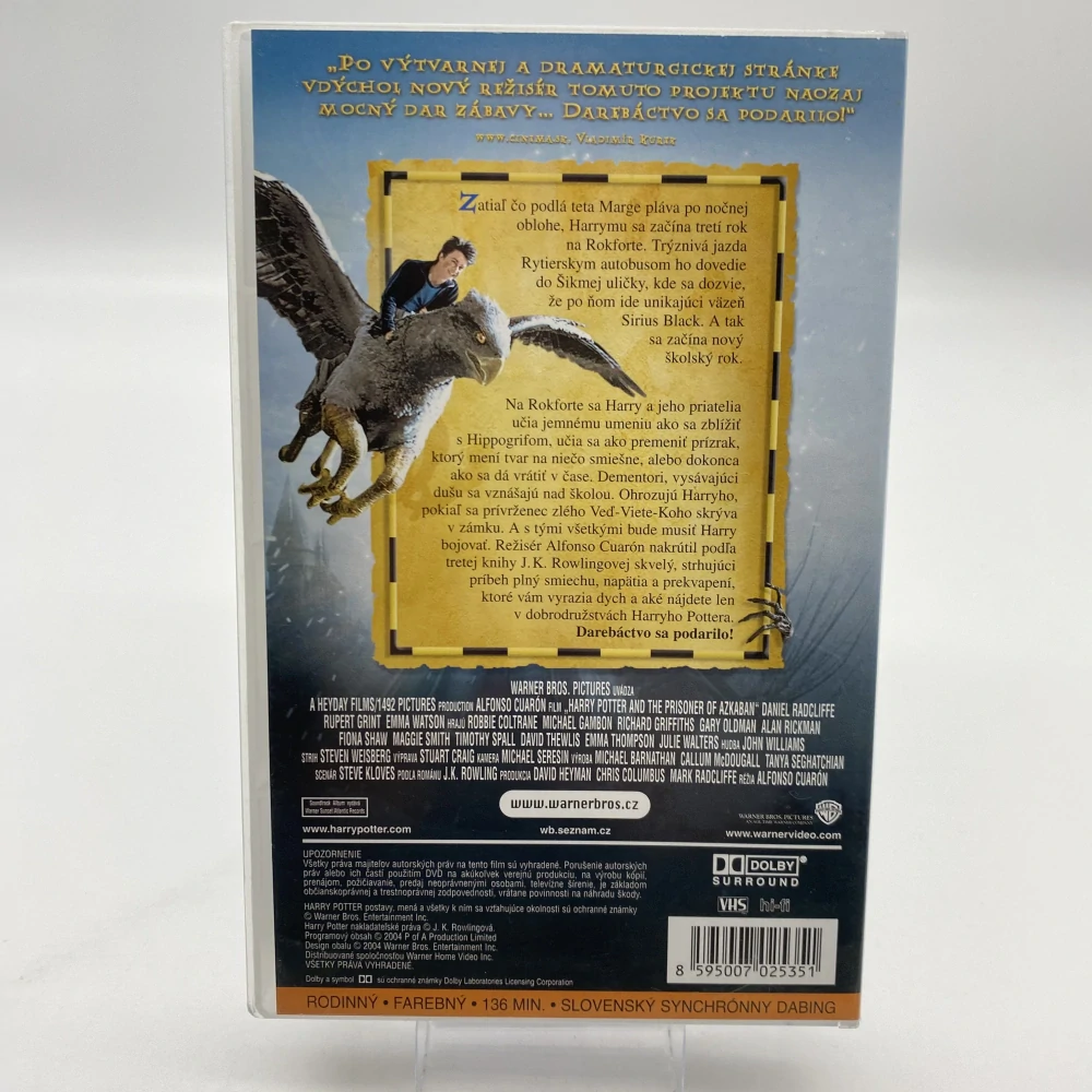 VHS Film Harry Potter a Väzeň z Azkabanu