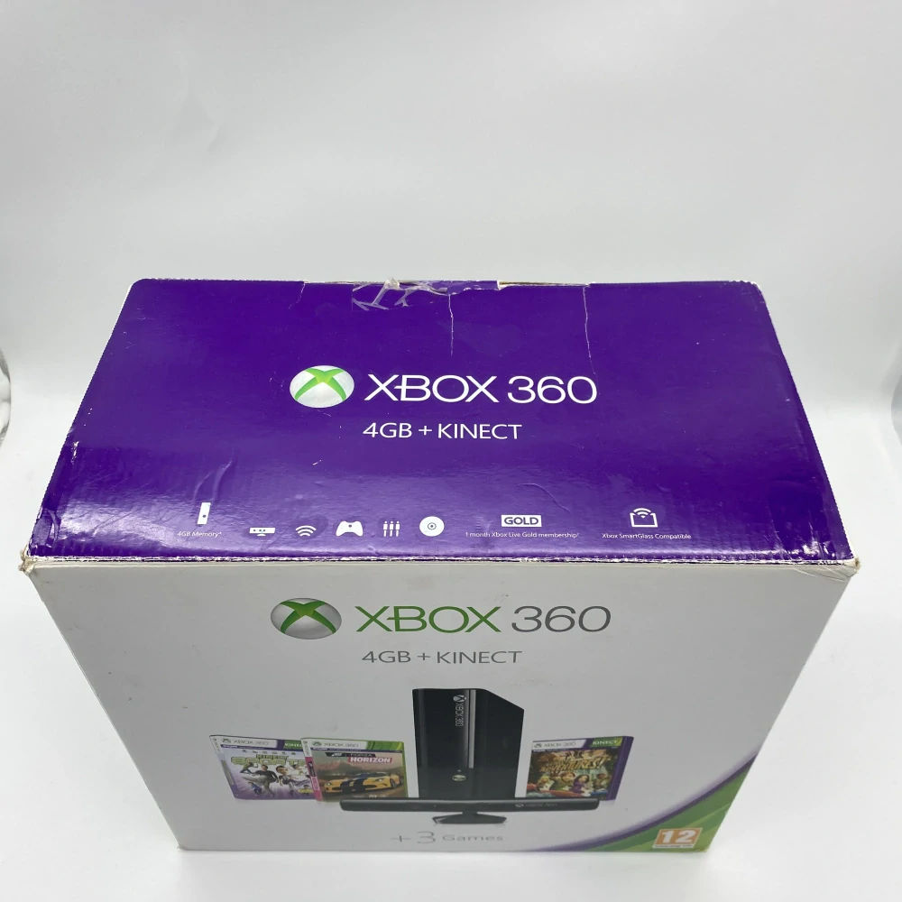 Xbox 360E + Kinect Krabica (4GB)