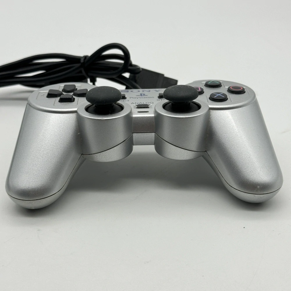 Playstation 2 ovládač (strieborný)