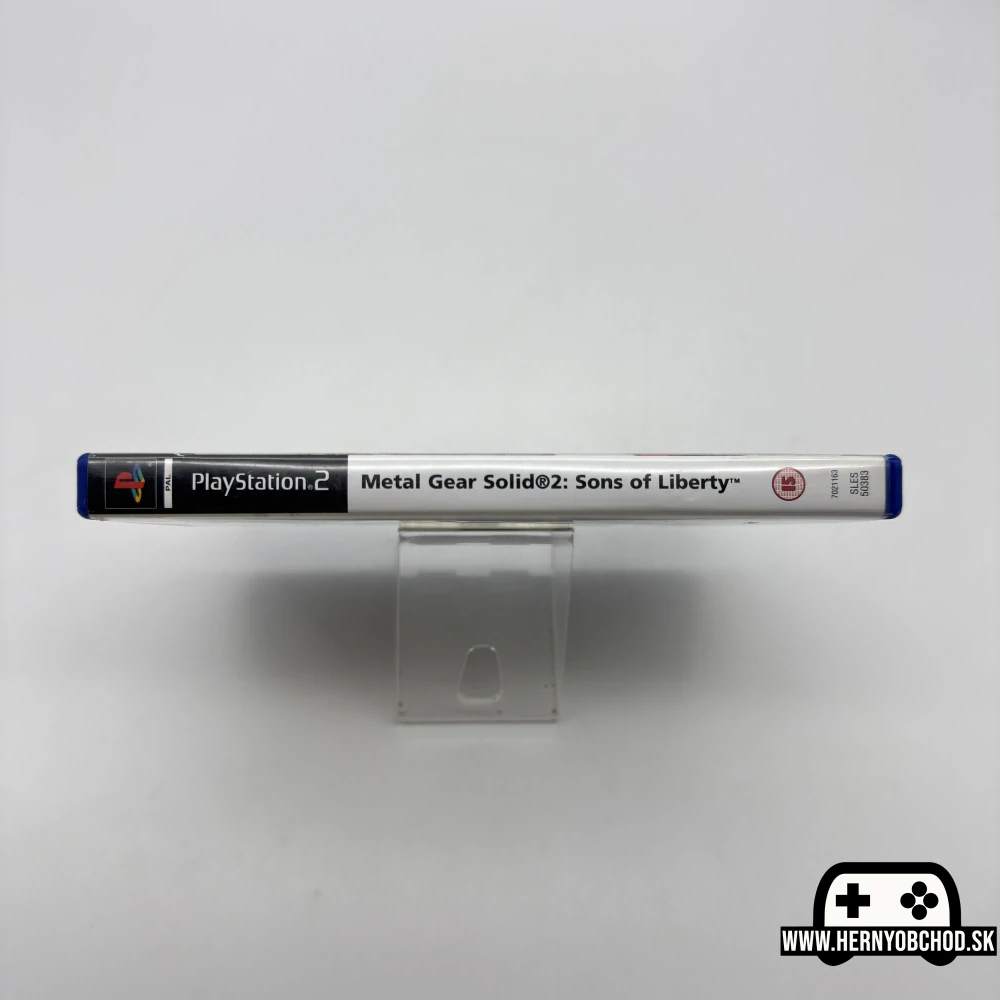 𝗠𝗲𝘁𝗮𝗹 𝗚𝗲𝗮𝗿 𝗦𝗼𝗹𝗶𝗱 𝟮: 𝗦𝗼𝗻𝘀 𝗼𝗳 𝗟𝗶𝗯𝗲𝗿𝘁𝘆 (𝗣𝗦𝟮): Hra + manuál | Anglický obal