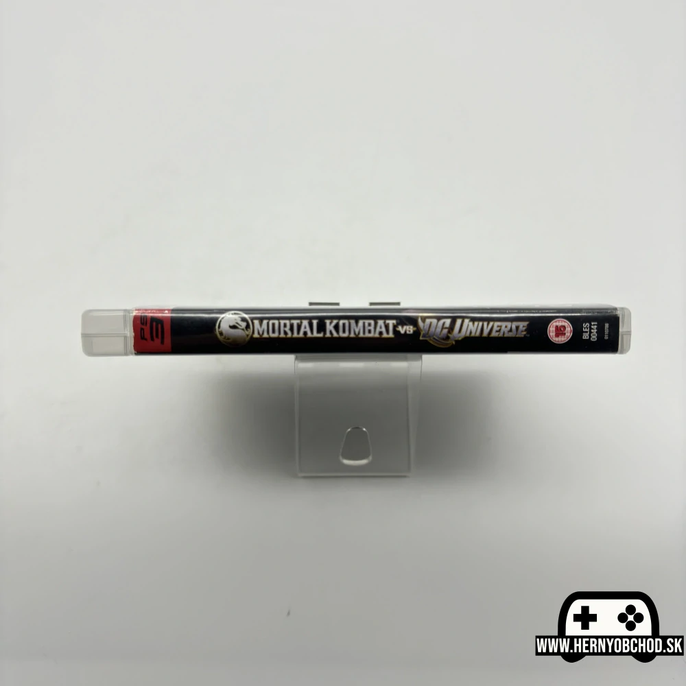 𝗠𝗼𝗿𝘁𝗮𝗹 𝗞𝗼𝗺𝗯𝗮𝘁 𝘃𝘀 𝗗𝗖 𝗨𝗻𝗶𝘃𝗲𝗿𝘀𝗲 (𝗣𝗦𝟯): Hra + manuál | Disk má škrabance | Anglický obal