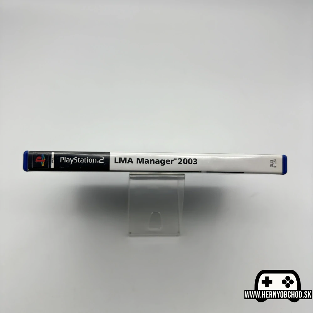 𝗟𝗠𝗔 𝗠𝗮𝗻𝗮𝗴𝗲𝗿 𝟮𝟬𝟬𝟯 (𝗣𝗦𝟮): Hra + manuál a letáčik | Anglický obal