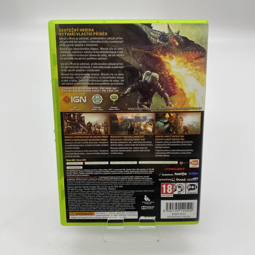 Zaklínač 2 (Rozšírená edice) (bez hry) (Xbox 360)