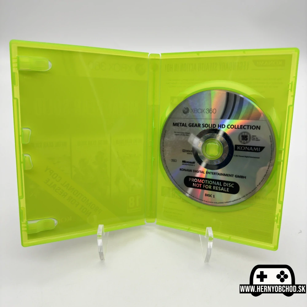 𝗠𝗲𝘁𝗮𝗹 𝗚𝗲𝗮𝗿 𝗦𝗼𝗹𝗶𝗱 𝗛𝗗 𝗖𝗼𝗹𝗹𝗲𝗰𝘁𝗶𝗼𝗻 𝗣𝗿𝗼𝗺𝗼𝘁𝗶𝗼𝗻𝗮𝗹 𝗖𝗼𝗽𝘆 (𝗫𝗯𝗼𝘅 𝟯𝟲𝟬): Hra bez manuálu | Anglický obal