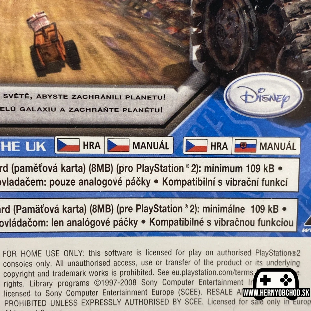 𝗗𝗶𝘀𝗻𝗲𝘆 - 𝗣𝗶𝘅𝗮𝗿 𝗩𝗮𝗹𝗹-𝗜 𝗖𝗭 (𝗣𝗦𝟮): Hra + manuál | Slovensko-český obal