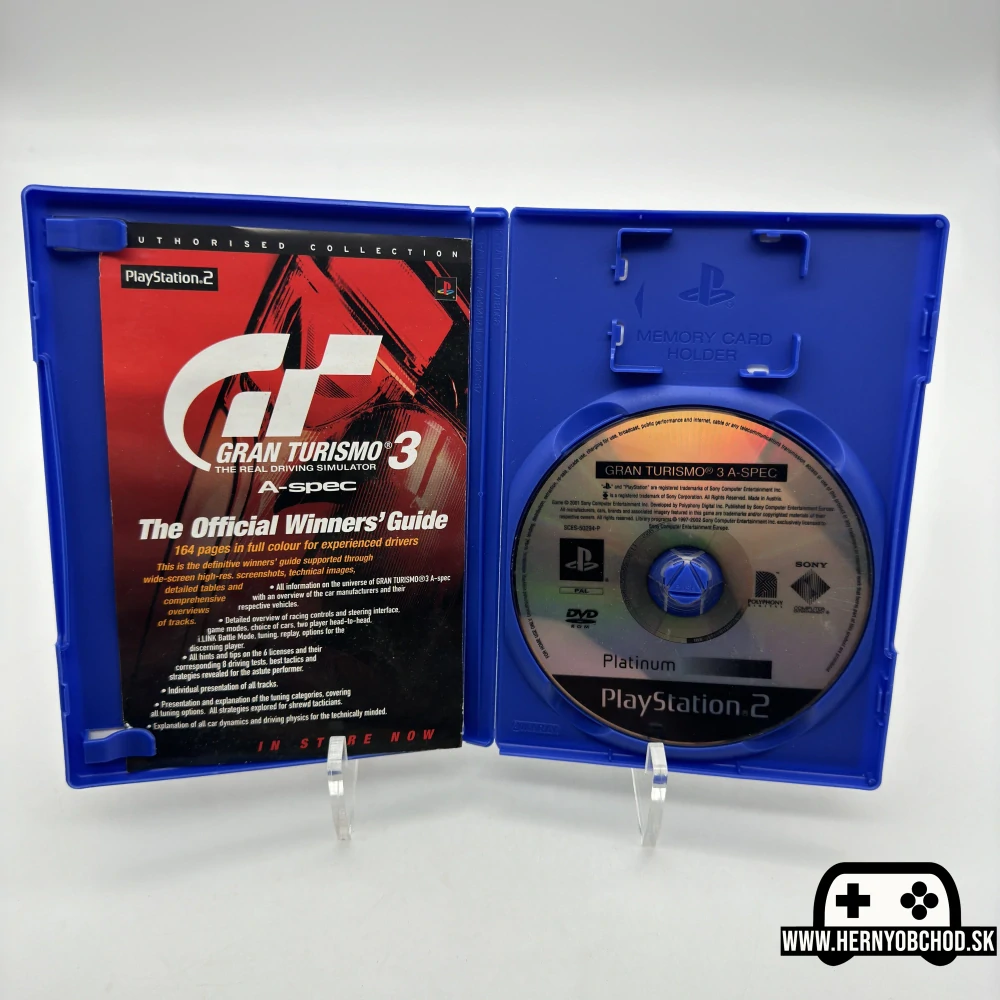 𝗚𝗿𝗮𝗻 𝗧𝘂𝗿𝗶𝘀𝗺𝗼 𝟯: 𝗔-𝗦𝗽𝗲𝗰 (𝗣𝗦𝟮): Hra + letáčik | Platinum verzia - iba disk | Anglický obal
