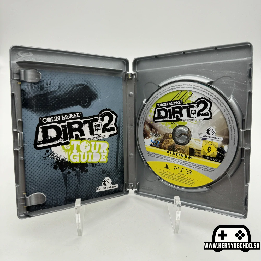 𝗖𝗼𝗹𝗶𝗻 𝗠𝗰𝗥𝗮𝗲 𝗗𝗶𝗿𝘁 𝟮 (𝗣𝗦𝟯): Hra + manuál | Platinum verzia | Disk má škrabance | Anglický obal