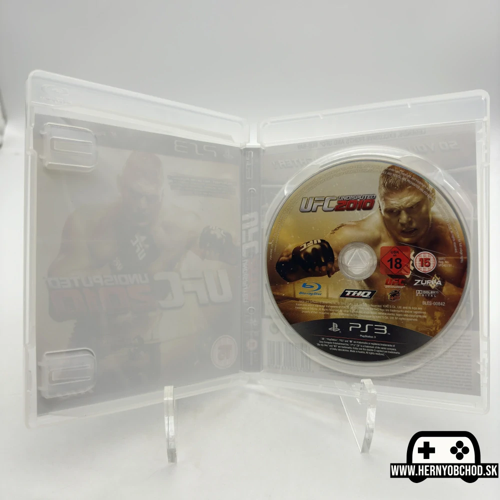 𝗨𝗙𝗖 𝗨𝗻𝗱𝗶𝘀𝗽𝘂𝘁𝗲𝗱 𝟮𝟬𝟭𝟬 (𝗣𝗦𝟯): Hra bez manuálu | Disk má škrabance | Anglický obal (náhradný)