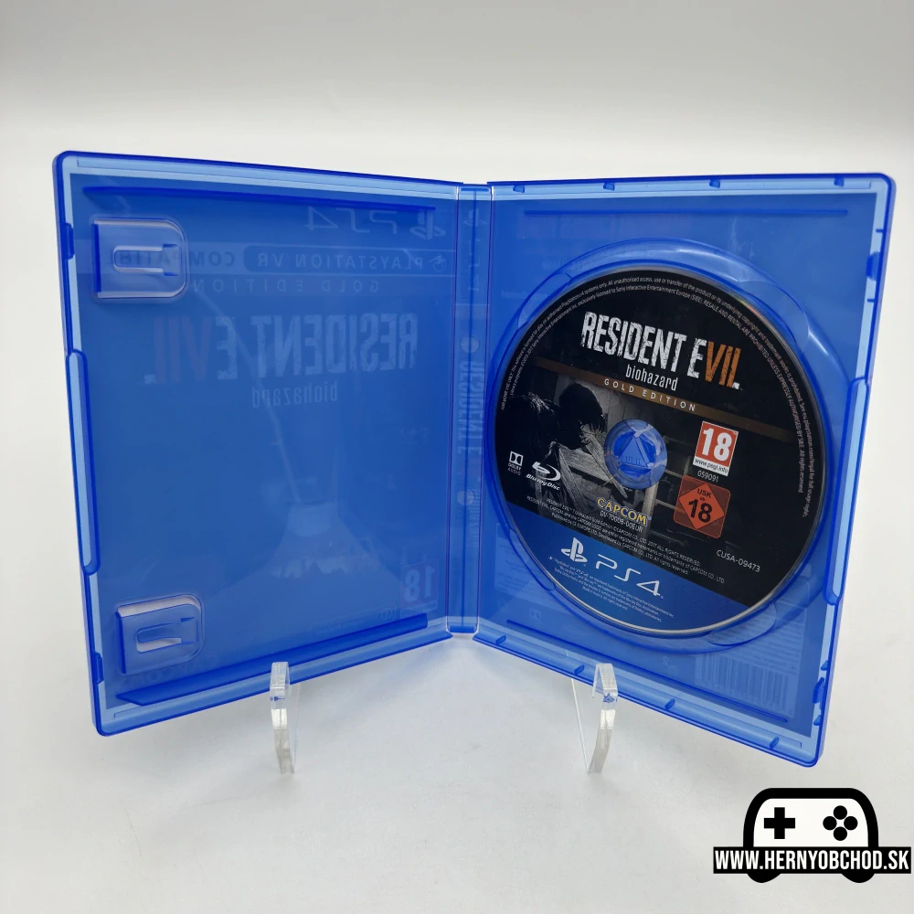 𝗥𝗲𝘀𝗶𝗱𝗲𝗻𝘁 𝗘𝘃𝗶𝗹 𝟳 𝗚𝗼𝗹𝗱 𝗘𝗱𝗶𝘁𝗶𝗼𝗻 (𝗣𝗦𝟰): Hra bez manuálu | Disk má škrabance | Anglický obal (náhradný)