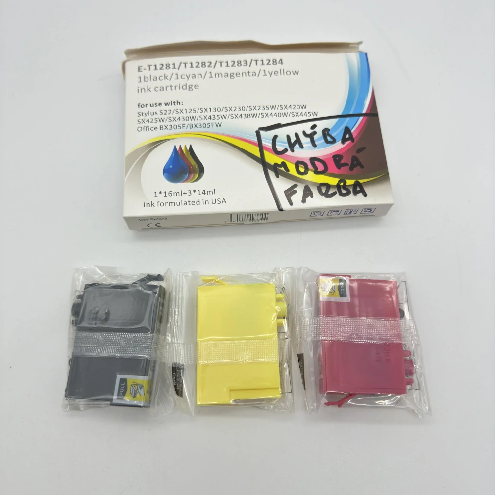 Cartridge (Náplne) do tlačiarne E-T1281T1282T1283T1284