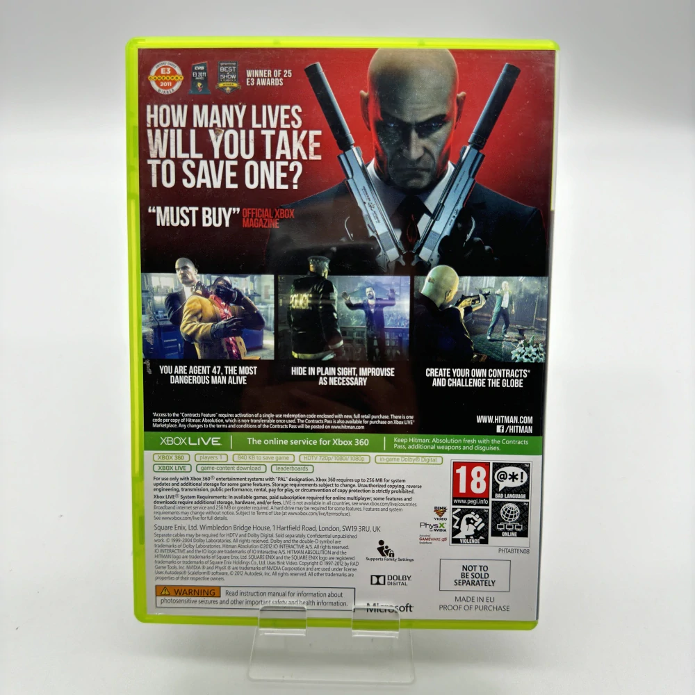 Hitman Absolution (Professional Edition) (s hrou) (Xbox 360)