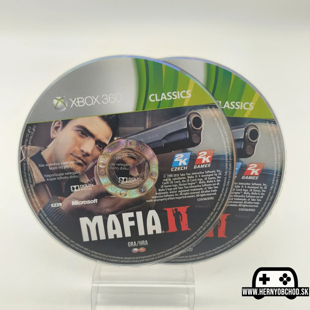 𝗠𝗮𝗳𝗶𝗮 𝗜𝗜 (𝗖𝗭 𝗱𝗮𝗯𝗶𝗻𝗴) (𝗫𝗯𝗼𝘅 𝟯𝟲𝟬): Hra + manuál | Česko-poľský obal