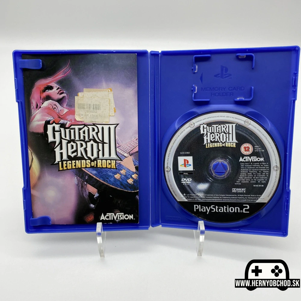𝗚𝘂𝗶𝘁𝗮𝗿 𝗛𝗲𝗿𝗼 𝗜𝗜𝗜: 𝗟𝗲𝗴𝗲𝗻𝗱𝘀 𝗼𝗳 𝗥𝗼𝗰𝗸 (𝗣𝗦𝟮): Hra + manuál | Anglický obal