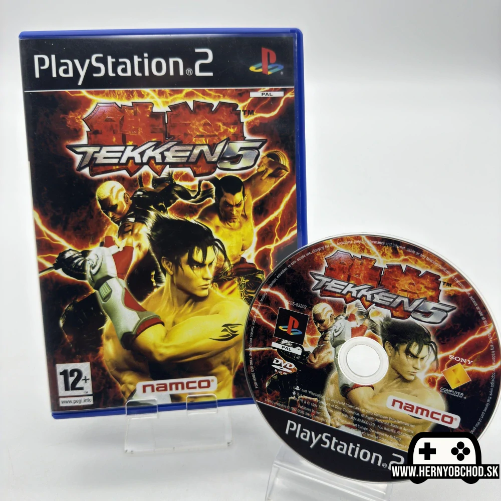 𝗧𝗲𝗸𝗸𝗲𝗻 𝟱 (𝗣𝗦𝟮): Hra bez manuálu | Anglický obal