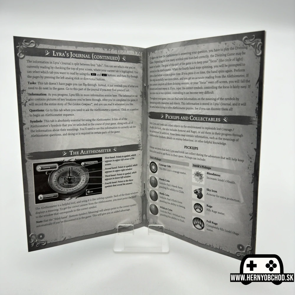 𝗧𝗵𝗲 𝗚𝗼𝗹𝗱𝗲𝗻 𝗖𝗼𝗺𝗽𝗮𝘀𝘀 (𝗣𝗦𝟮): Hra + manuál | Anglický obal