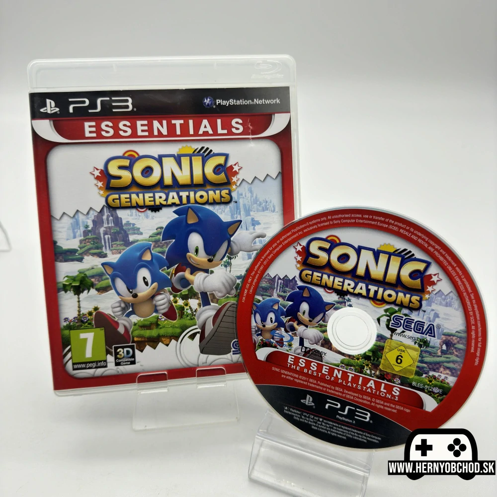 𝗦𝗼𝗻𝗶𝗰 𝗚𝗲𝗻𝗲𝗿𝗮𝘁𝗶𝗼𝗻𝘀 (𝗣𝗦𝟯): Hra + manuál | Disk má škrabance | Essentials verzia | Anglický obal