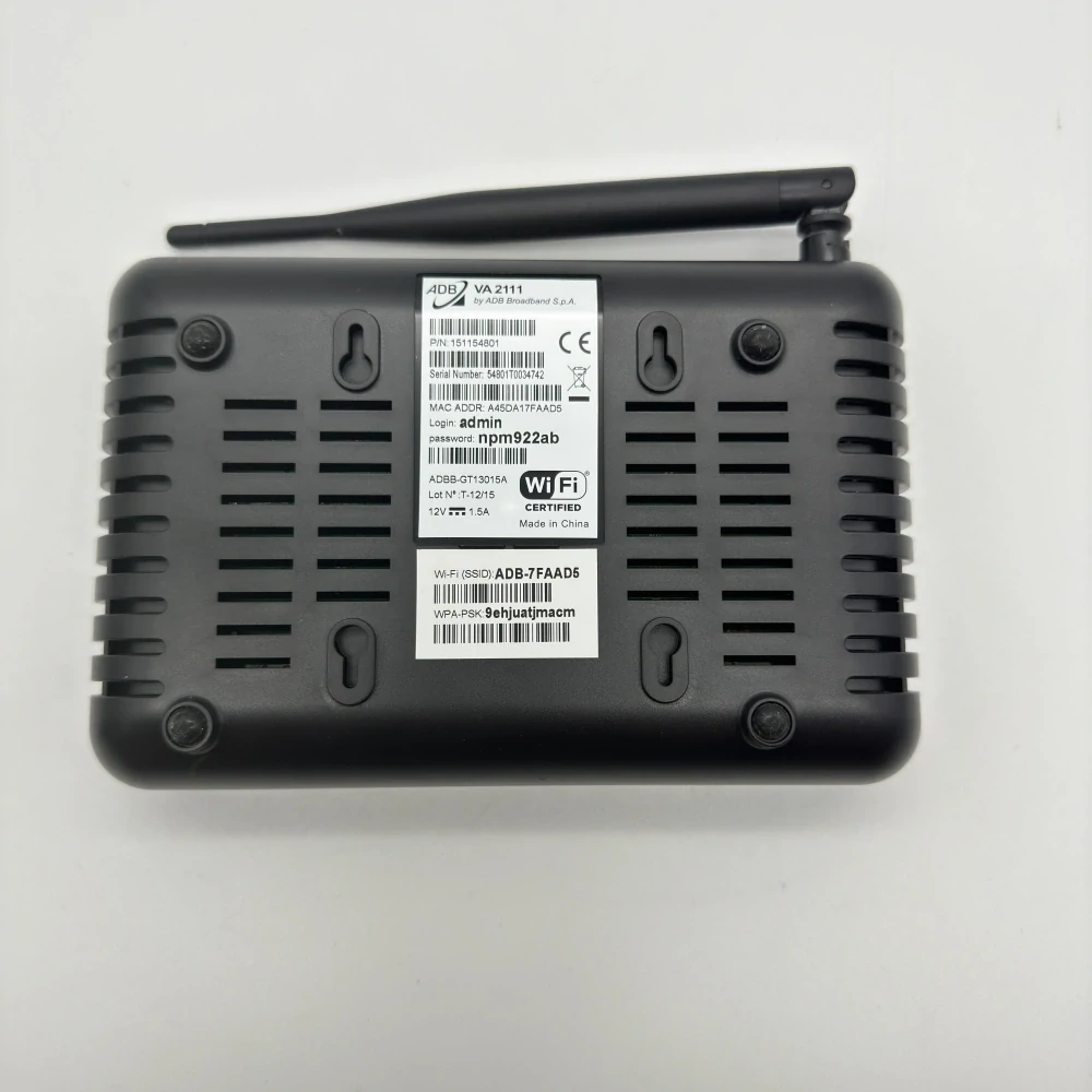 ADB VA 2111 (ADSL Wi-Fi Router)