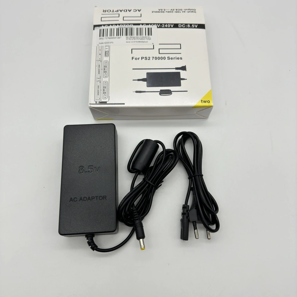 Playstation 2 zdroj + zdrojový kábel (nový, zabalený v krabici) (Neoriginálny)