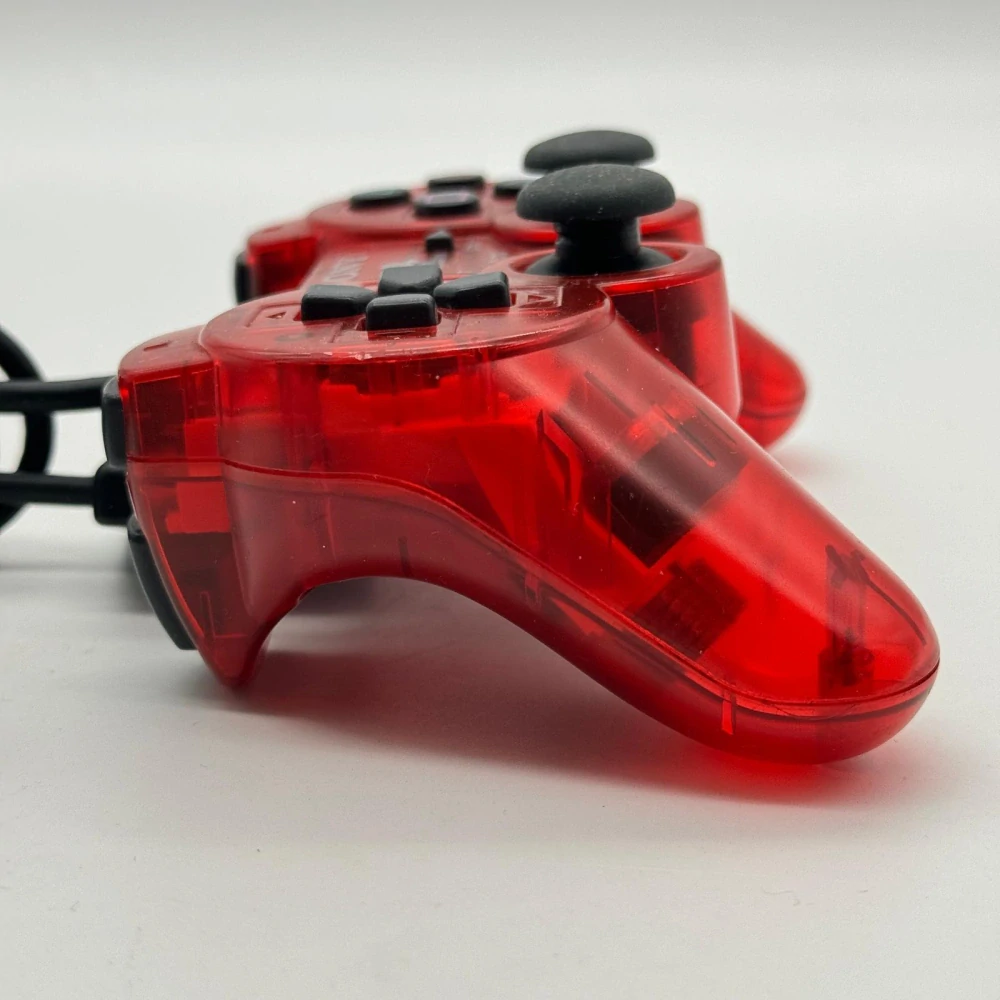 Playstation 2 ovládač (červený)