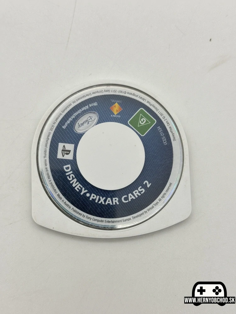 𝗗𝗶𝘀𝗻𝗲𝘆 𝗖𝗮𝗿𝘀 𝟮 (𝗣𝗦𝗣): Hra bez manuálu, náhradná potlač. Disk má škrabance