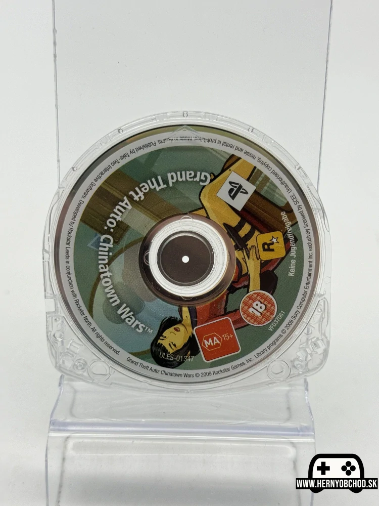 𝗚𝗧𝗔 𝗖𝗵𝗶𝗻𝗮𝘁𝗼𝘄𝗻 𝗪𝗮𝗿𝘀 (𝗣𝗦𝗣): Hra bez manuálu, náhradná potlač. Disk má škrabance