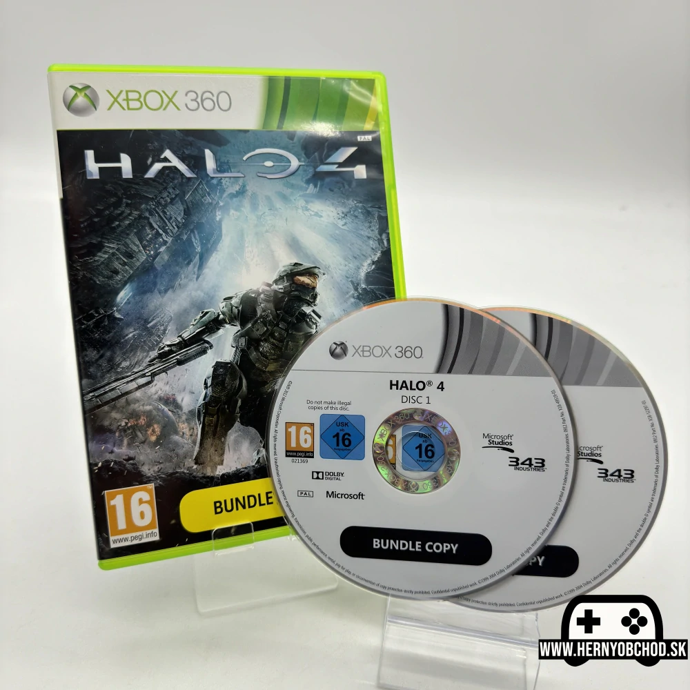 𝗛𝗔𝗟𝗢 𝟰 (𝗫𝗯𝗼𝘅 𝟯𝟲𝟬): Hra + letáčik (Slovensko-český obal). Bundle copy