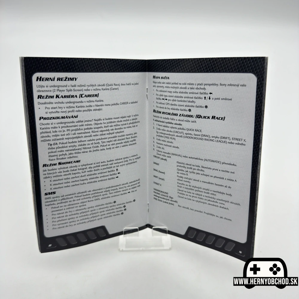 𝗡𝗲𝗲𝗱 𝗙𝗼𝗿 𝗦𝗽𝗲𝗲𝗱 𝗨𝗻𝗱𝗲𝗿𝗴𝗿𝗼𝘂𝗻𝗱 𝟮 (𝗣𝗦𝟮): Hra + manuál | Česko-poľský obal