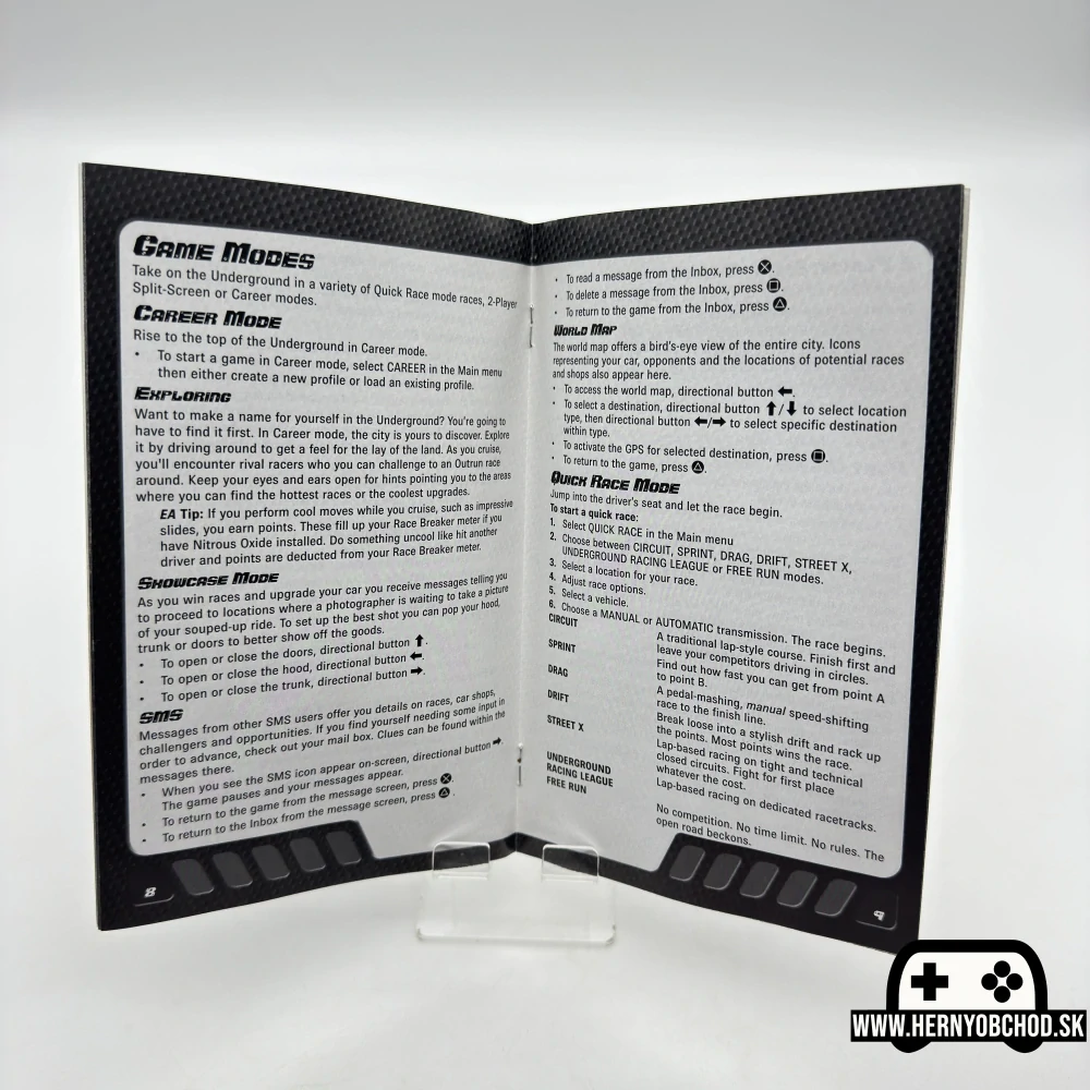 𝗡𝗲𝗲𝗱 𝗙𝗼𝗿 𝗦𝗽𝗲𝗲𝗱 𝗨𝗻𝗱𝗲𝗿𝗴𝗿𝗼𝘂𝗻𝗱 𝟮 (𝗣𝗦𝟮): Hra + manuál | Anglický obal