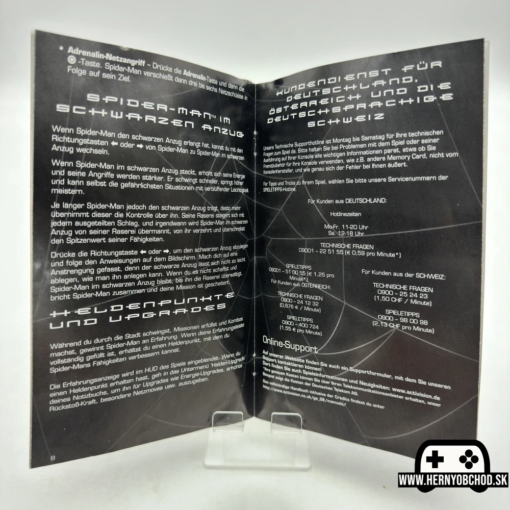𝗦𝗽𝗶𝗱𝗲𝗿𝗺𝗮𝗻 𝟯 (𝗣𝗦𝟮): Hra + manuál | Anglický obal