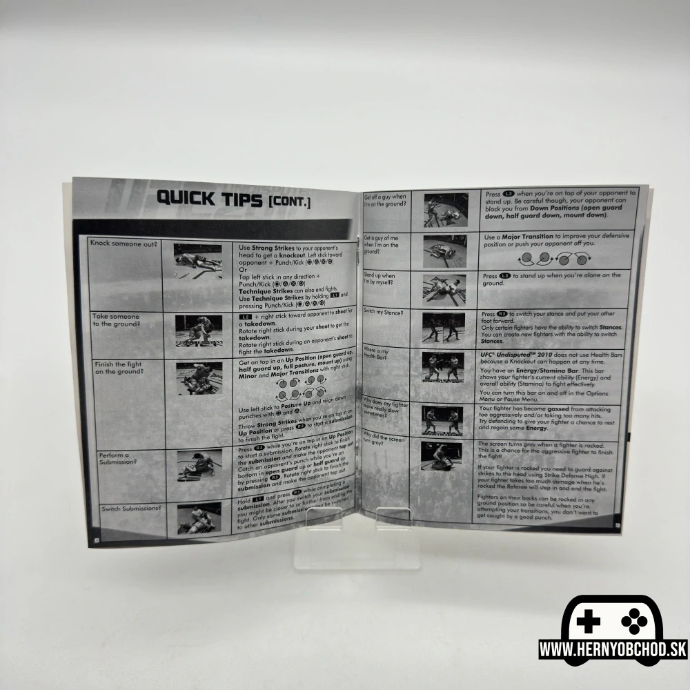 𝗨𝗙𝗖 𝗨𝗻𝗱𝗶𝘀𝗽𝘂𝘁𝗲𝗱 𝟮𝟬𝟭𝟬 (𝗣𝗦𝟯): Hra + manuál | Anglický obal