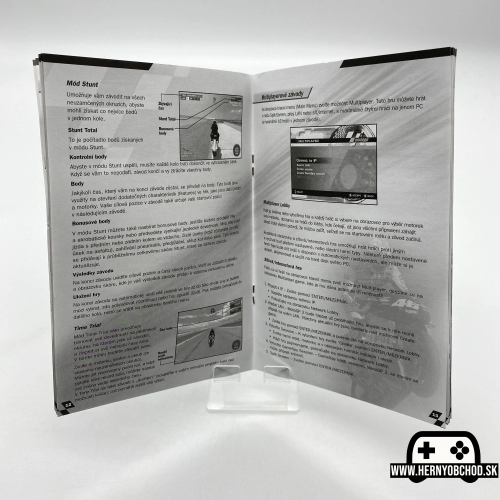 𝗠𝗼𝘁𝗼 𝗚𝗣 𝗨𝗹𝘁𝗶𝗺𝗮𝘁𝗲 𝗥𝗮𝗰𝗶𝗻𝗴 𝗧𝗲𝗰𝗵𝗻𝗼𝗹𝗼𝗴𝘆 𝟮 (𝗣𝗖): Hra + manuál | Český obal